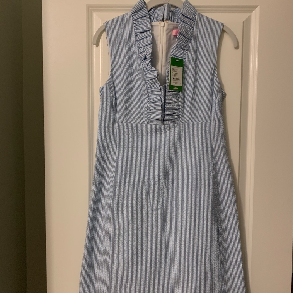 Lilly Pulitzer NWT searsucker back zip dress